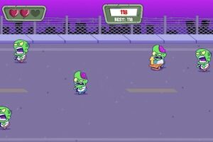 crossy road zombies